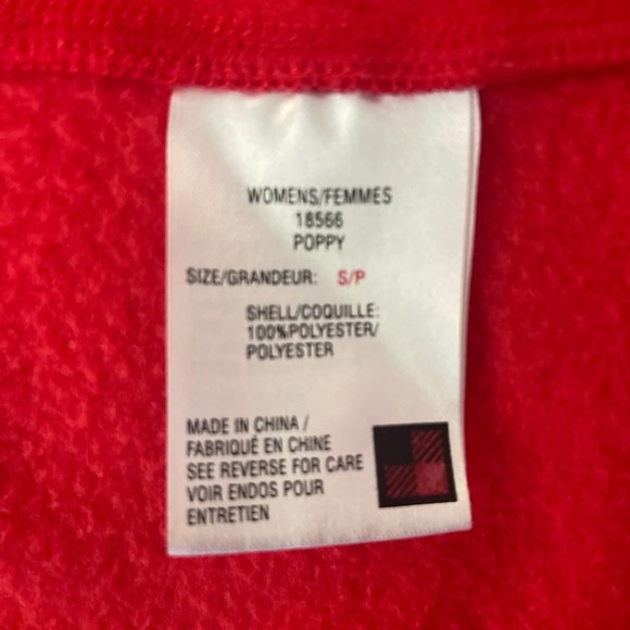 Woolrich Fleece Vest Red Small - Picture 6 of 6